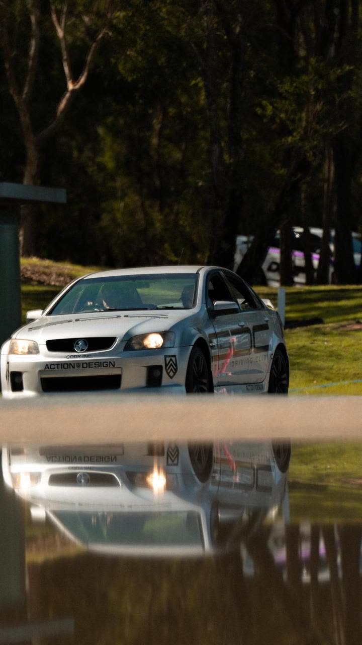 SDC stunt car on the track