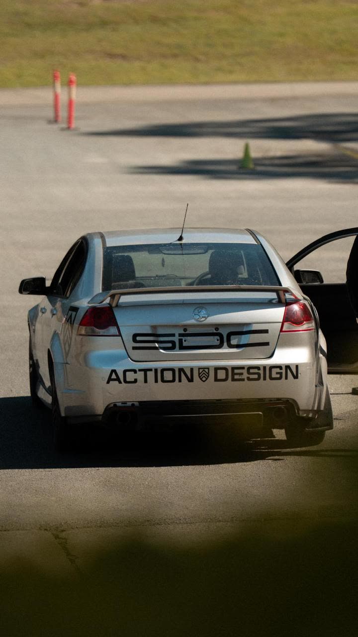 Stunt driving practice run