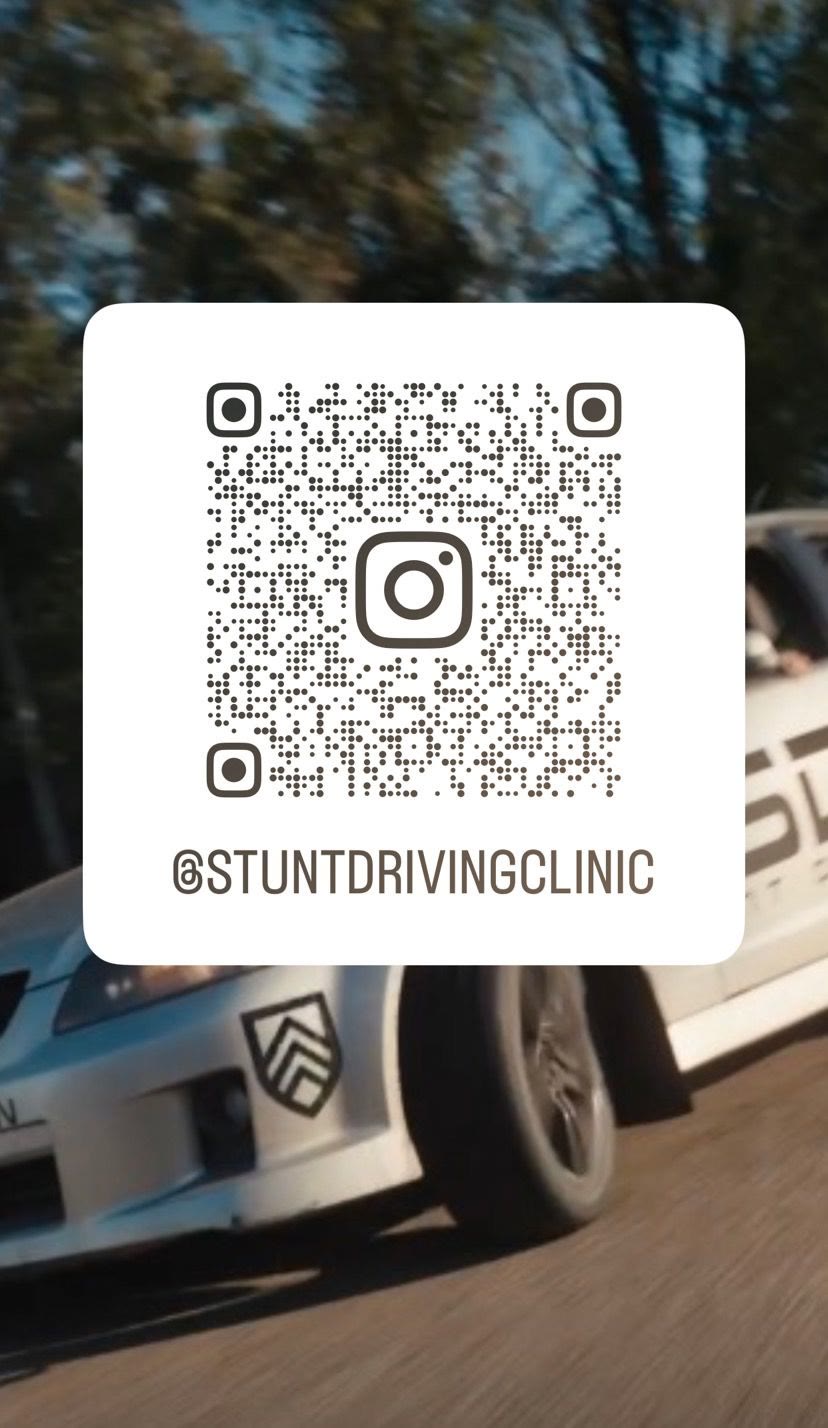 Instagram QR code for @stuntdrivingclinic