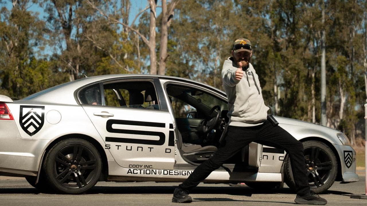Tim Cody at the Stunt Driving Clinic